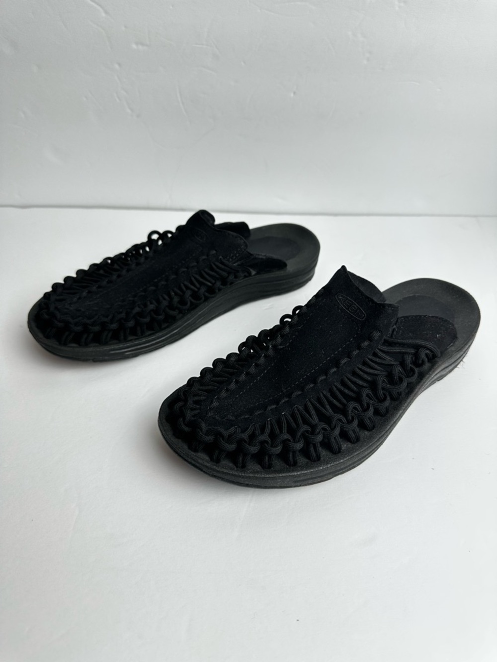 Keen Uneek Slides Women's Size 6.5 EU 37 Shoes Black Open Back Paracord Gorpcore - Picture 4 of 8